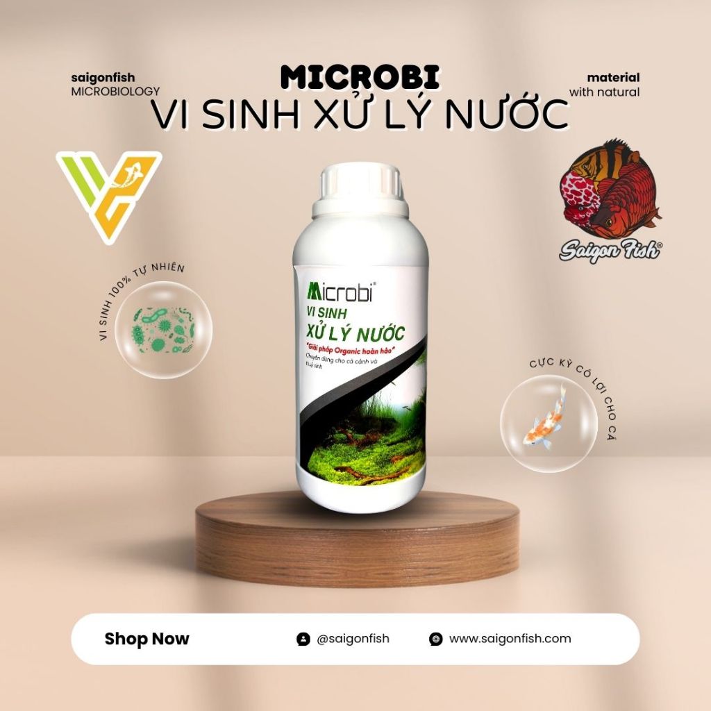 MICROBI Vi sinh xử lý nước | 500ML - 1000ML