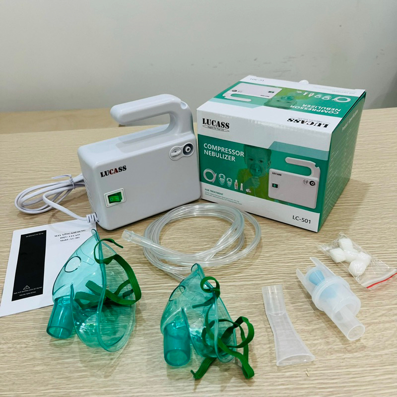 Máy xông khí dung, mũi họng Lucass