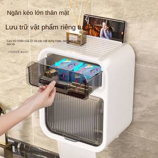 Hộp đựng giấy vệ sinh 2 tầng Tiện Dụng, Đa Năng