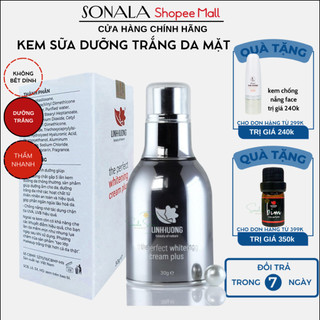 Kem sữa Linh Hương Beauty Of Nature The Perfect Whitening Cream Plus 30g kem dưỡng trắng da ban ngày cấp ẩm