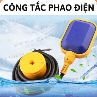 Phao Điện Bơm Nước Tự Động Chống Cạn Chống Tràn Dài 5m,công tắc phao điện kìn nước dùng cho máy bơm, công tắc cảm biến C
