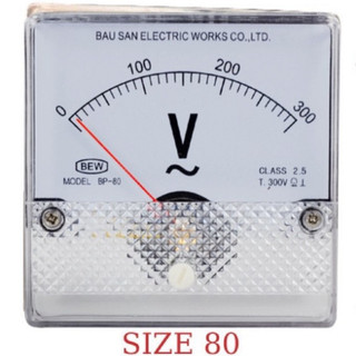 Đồng hồ đo vôn kế xoay chiều mặt 80 Bew DC , dòng điện ampe, Đồng hồ lắp đặt tủ điện Cao Cấp
