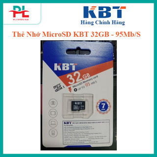 Thẻ nhớ microsd kbt 32gb - 95mb/s - box class10 - hàng chính hãng
