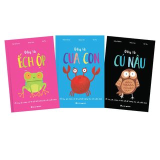 Sách - Bộ Đây Là - Sách lật mở tương tác Crabit Kidbooks