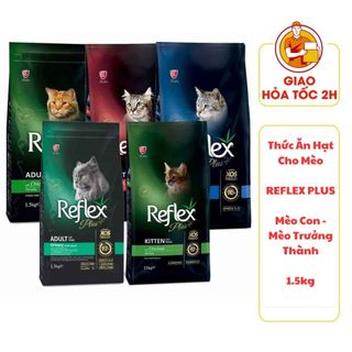 Thức ăn hạt cho mèo reflex plus - 1.5kg -2kg