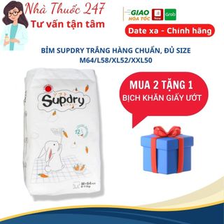 Bỉm supdry trắng nội địa trung quần m64/l58/xl52/xxl50