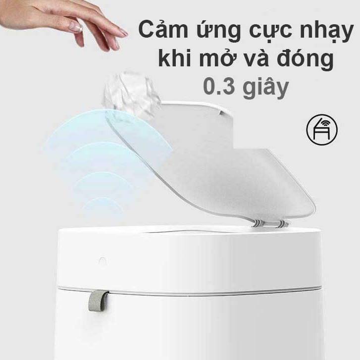 Thùng Rác Thông Minh CHÍNH HÃNG Thùng Rác Xiaomi Townew T Air X 13.5L Màu