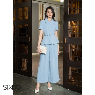 Quần công sở nữ ống rộng SIXDO