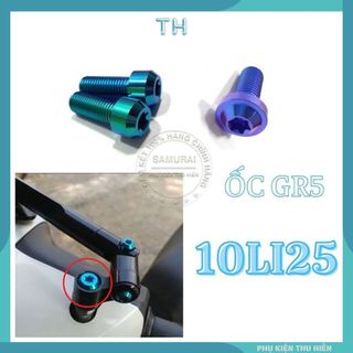 Ốc GR5 10li25 đầu dù, đầu trụ gắn chân kính rizoma hoặc các vị trí khác cùng kích thước cho nhiều dòng xe ( giá 1 con)