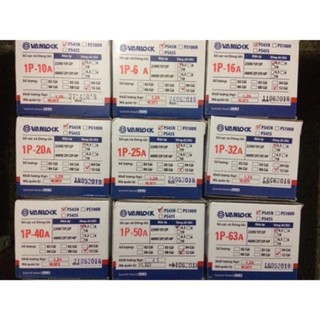 CB tép 1 pha 10A-63A màu ghi sino Vanlock