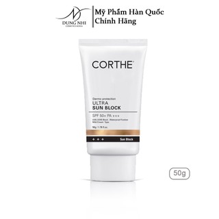 Kem chống nắng Corthe Dermo Protection Ultra Sun Blook Kiềm dầu, nâng tone 50g