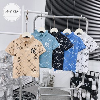 Áo polo bé trai size đại hàn quốc cao cấp 14-60kg, áo phông có cổ bé trai, áo thun cổ bẻ bé trai
