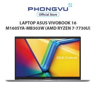Laptop sinh viên asus vivobook 16 m1605ya-mb303w - bảo hành 24 tháng