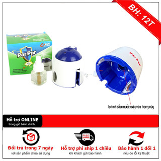 Máy đuổi muỗi, đèn đuổi muỗi, máy tặng lọ tinh dầu parpar