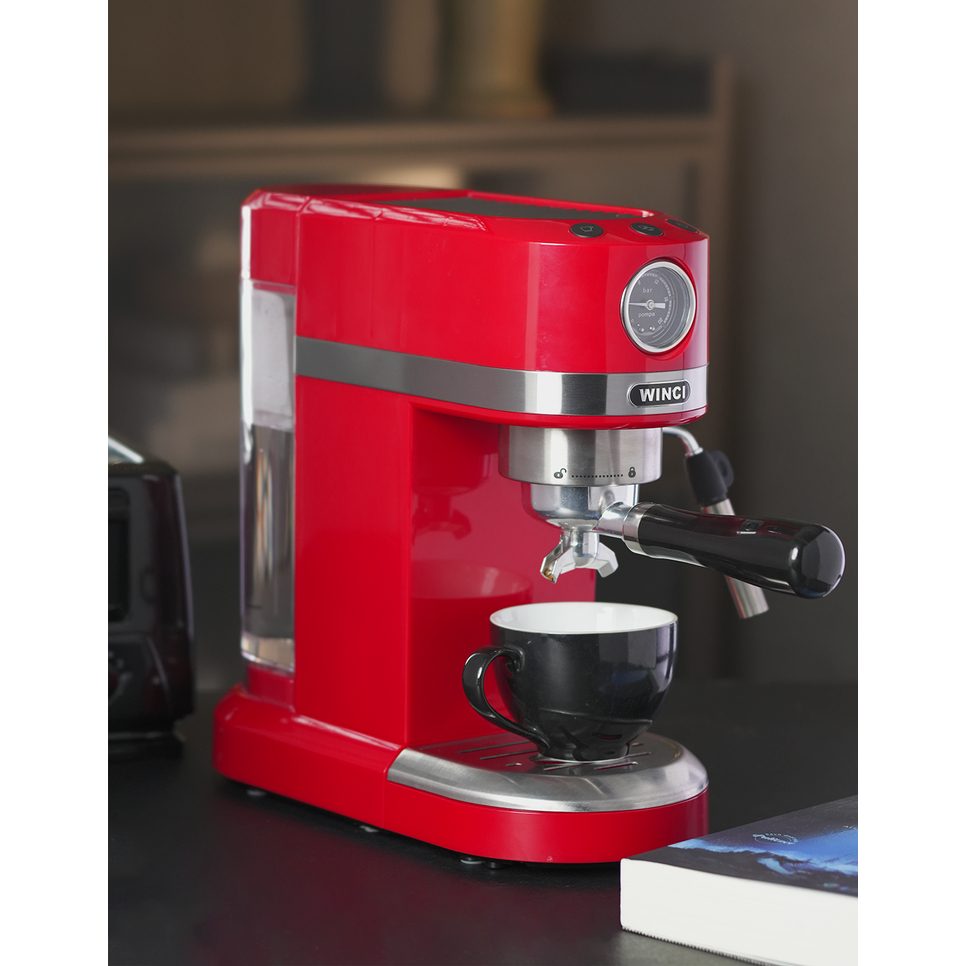 Máy pha cà phê Espresso, Capuchino, Latte WINCI EM3102, Áp suất 20BAR, bảo hành 12 tháng