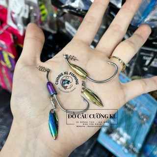 Lưỡi Jig AR15 chì đồng/Titan có lò xo và thìa xoay