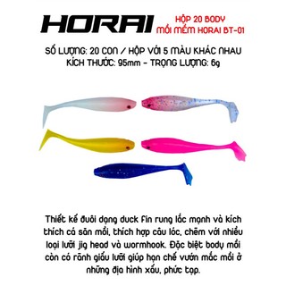 Mồi mềm Horai BT các loại