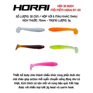 Mồi mềm Horai BT các loại
