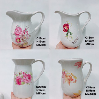 Bình rót cắm hoa gốm sứ