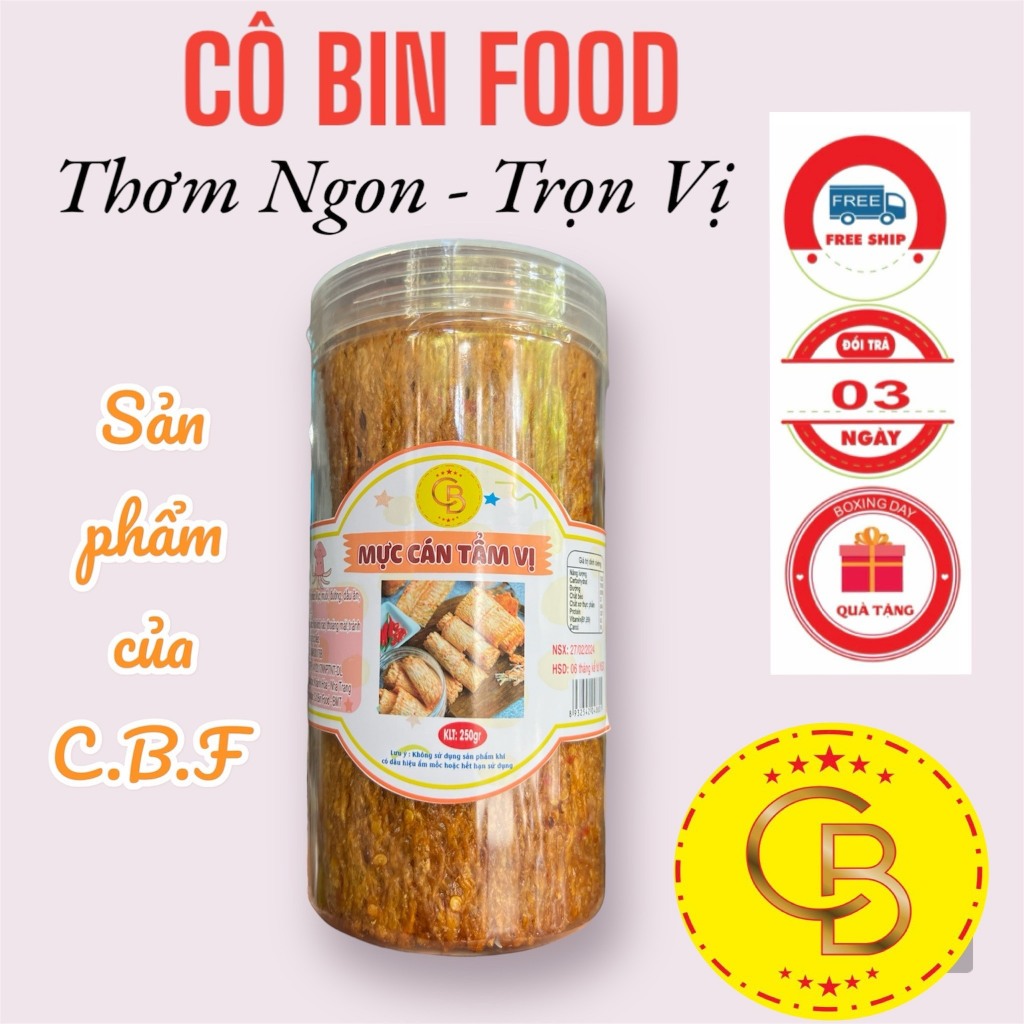 MỰC CÁN TẨM VỊ Hũ 250gr
