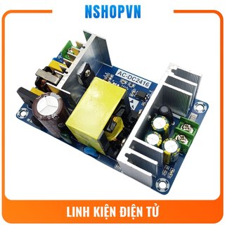Module nguồn 24V 150W - Module chuyển đổi điện áp 110V/220VAC sang 24VDC có công suất cao, bảo vệ quá áp, quá dòng