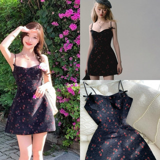 Đầm 2s kết hoa phối màu