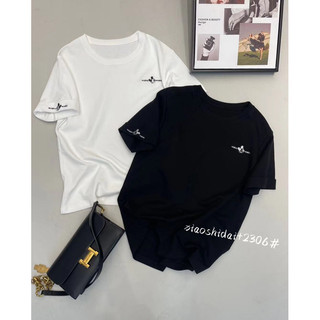 ÁO THUN THÊU GÓC MICKEY KIỂU DÁNG BASIC HÀNG QC