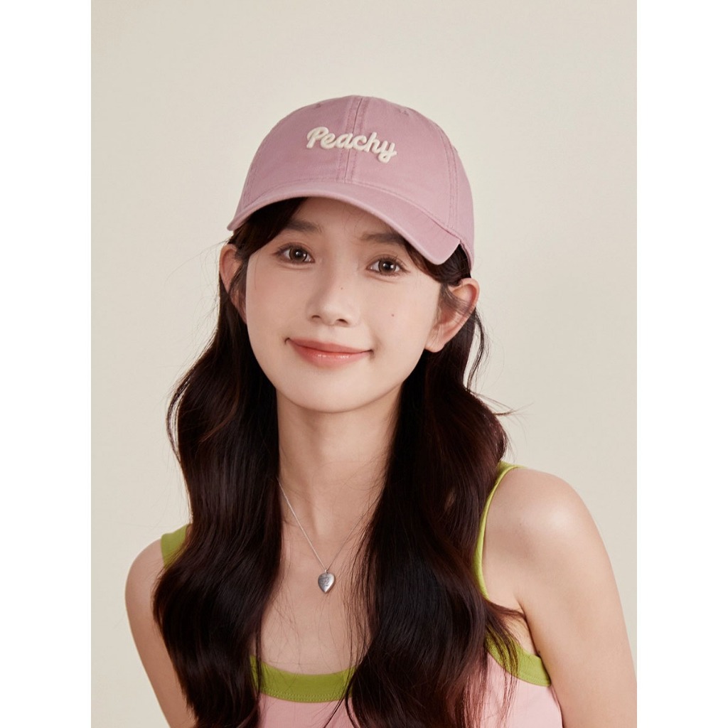 Mũ lưỡi trai nam nữ thêu chữ Peachy form cứng, nón lưỡi trai kiểu dáng basic đi học đi chơi siêu xinh dành cho nam nữ