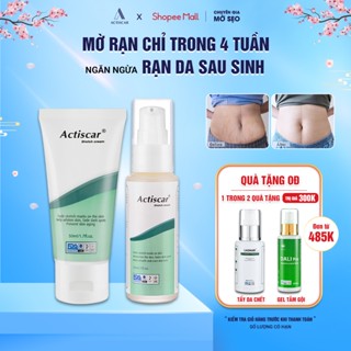 Combo Kem Rạn Da Actiscar Stretch 50ml và Serum Rạn Da 30ml