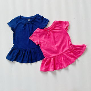  Áo thun babydoll bé gái Old NaVy xuất khẩu 