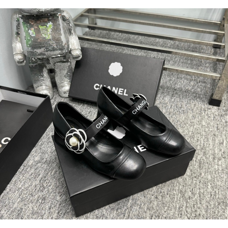 Giày búp bê CN hoa trà nữ cao cấp fullbox hàng đẹp chất lượng siêu hot - Thedom