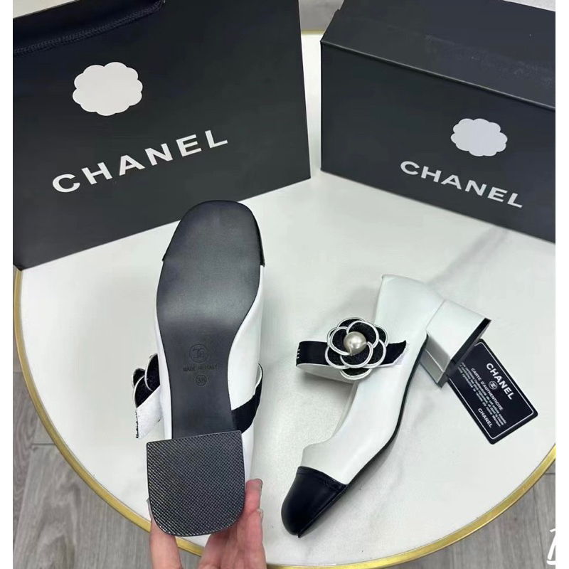 Giày búp bê CN hoa trà nữ cao cấp fullbox hàng đẹp chất lượng siêu hot - Thedom