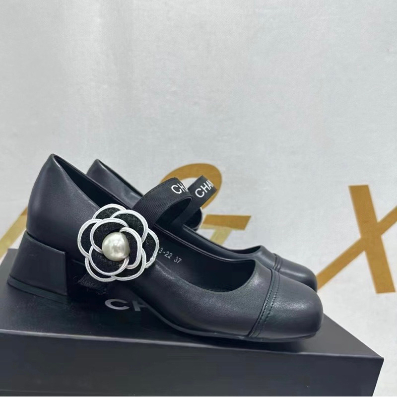 Giày búp bê CN hoa trà nữ cao cấp fullbox hàng đẹp chất lượng siêu hot - Thedom