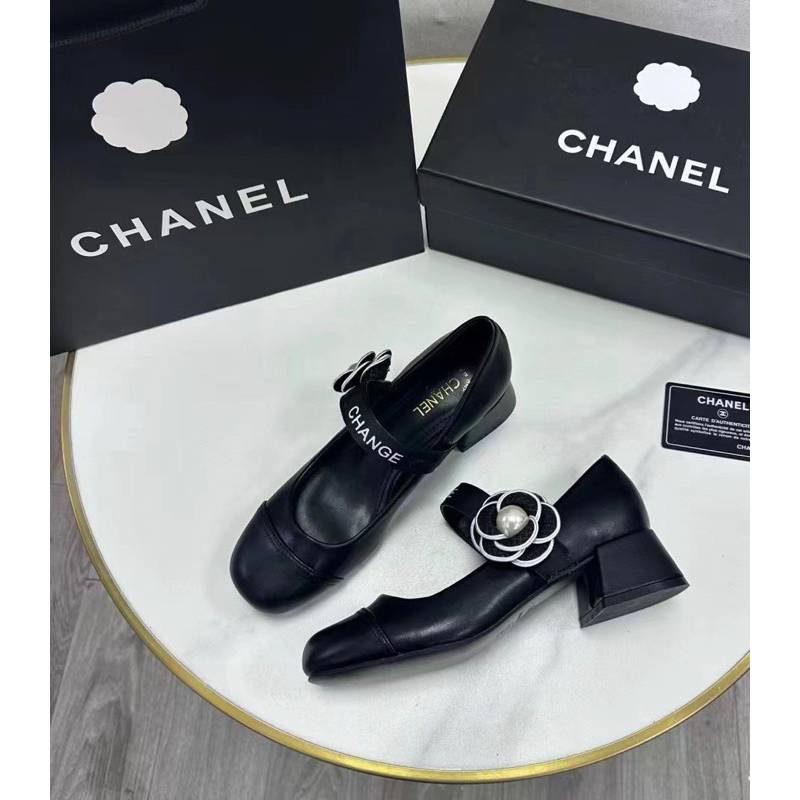 Giày búp bê CN hoa trà nữ cao cấp fullbox hàng đẹp chất lượng siêu hot - Thedom