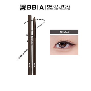 [FLASH DEAL DUY NHẤT 03.03 - 3K] Kẻ Mắt Thuần Chay Dạng Gel Bbia Last Auto Gel Eyeliner #02 - Jazz: nâu đen 0.3g