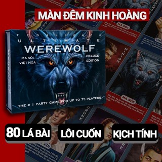Bộ bài Ma Sói ultimate Deluxe mở rộng việt hóa 80 lá và hướng dẫn chi tiết tiếng việt