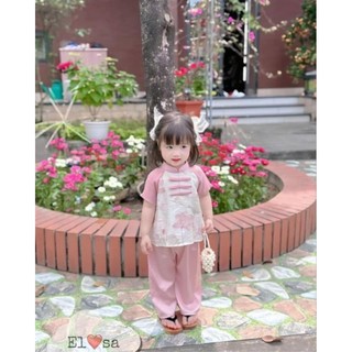 SÉT HOA SEN CỔ TÀU CHẤT LỤA SIZE 8_28KG