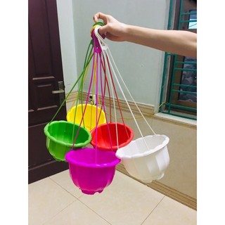 Chậu treo bí đủ màu (kèm quai treo)
