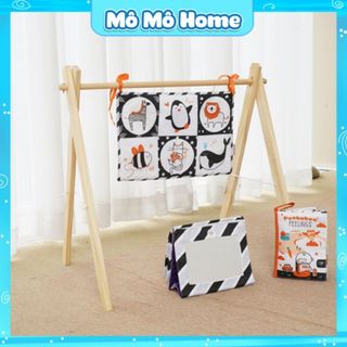 Kệ chữ A có chốt chắc chắn mẫu mới Cao Cấp cho bé, đồ chơi treo nôi Lalala baby. Lỗi 1 Đổi 1