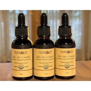 (DATE MỚI NHẤT, 30ml) Dầu mù u nghệ giúp dưỡng da, dưỡng sáng da, giúp làm đẹp da, làm mờ các vết thâm, sạm trên da
