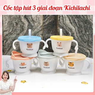 Cốc tập uống nước 3 giai đoạn Kichi
