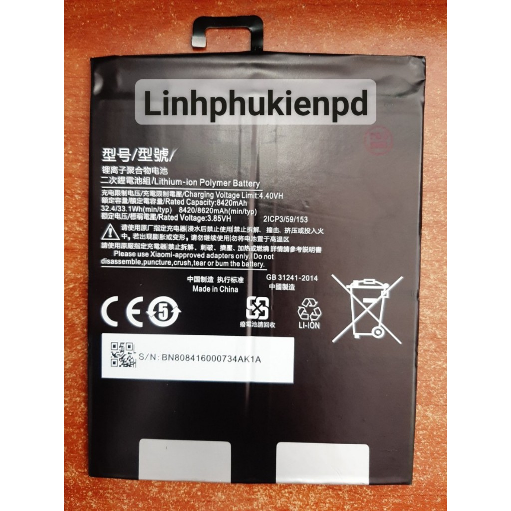 Pin Xiaomi MIPAD 4 Plus / MI PAD 4 Plus / BN80