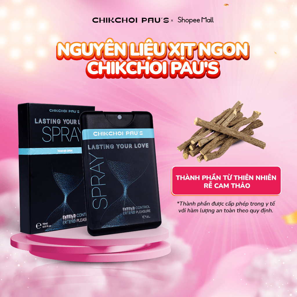 Combo xịt thơm và xịt ngon tăng lực Chikchoi Pau's