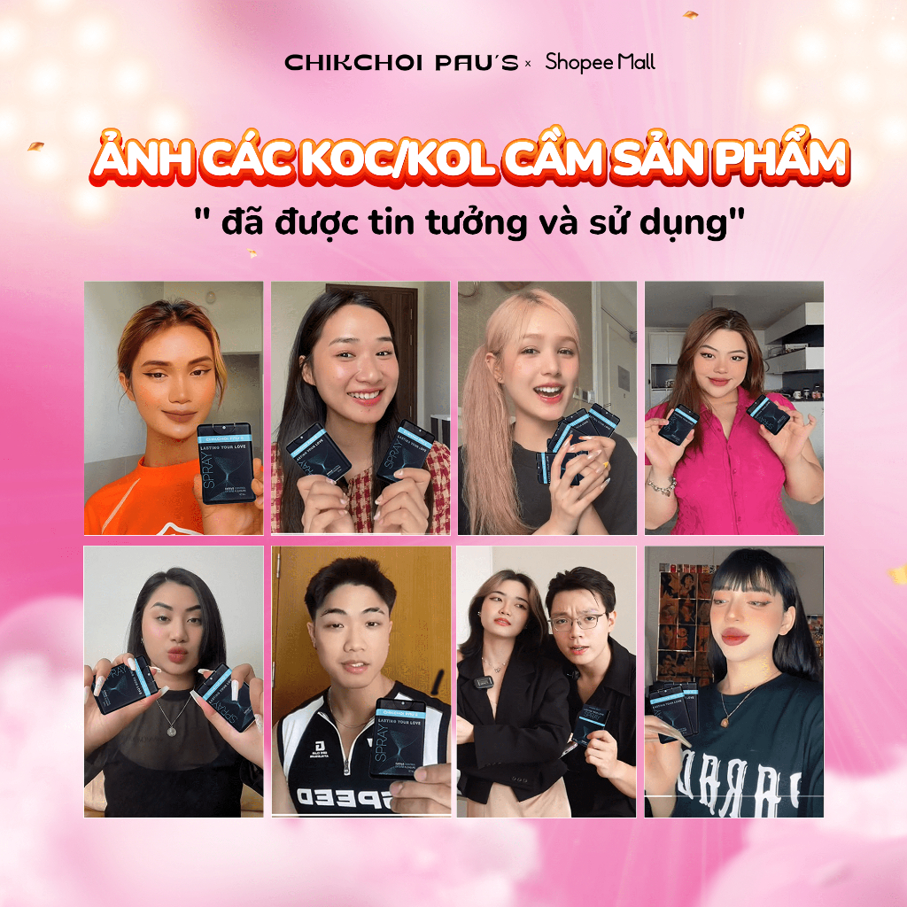 Combo xịt thơm và xịt ngon tăng lực Chikchoi Pau's
