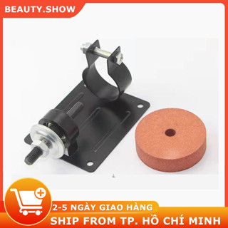[Tặng Đá+Vít] Bộ Chuyển Đổi Máy Khoan Cầm Tay Thành Máy Mài, Máy Đánh Bóng, Chà Nhám Tiện Dụng Có Đế Cố Định. Siêu Bền