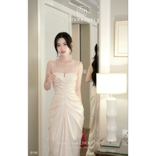Đầm Dây Nhún Dài Chouchou [Ảnh thật cuối]