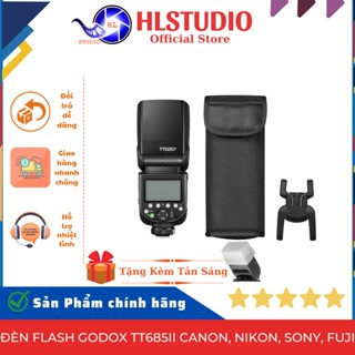 Đèn Flash Godox TT685II Canon, Nikon, Sony, Fuji HL Studio - Tặng Kèm Tản Sáng