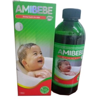 AMIBEBE-Nước tắm rôm sảy thảo dược cho trẻ.