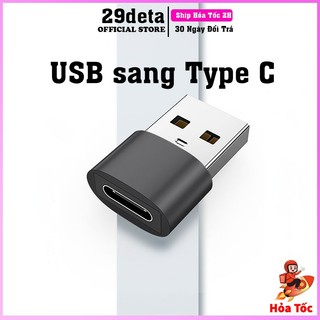 Đầu chuyển đổi OTG 29deta usb sang type C/ Type C sang USB truyền dữ liệu tốc độ cao