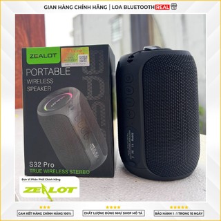 Loa bluetooth zealot s32 pro phiên bản mới supper bass công suất 15w